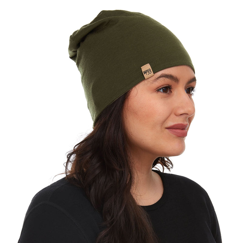 Load image into Gallery viewer, Microweight Reversible Wool Beanie - Woolverino
