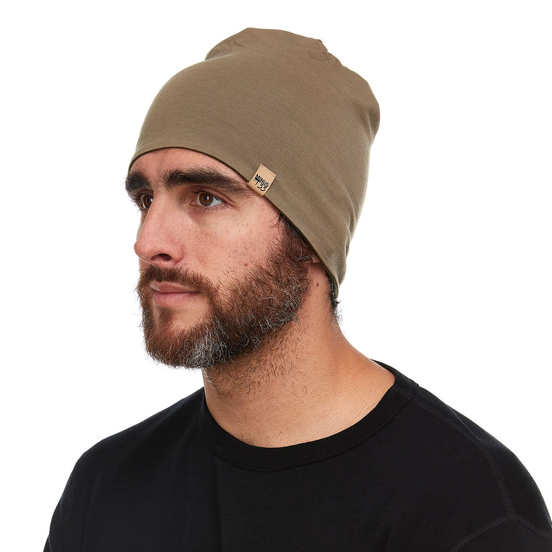 Load image into Gallery viewer, Microweight Reversible Wool Beanie - Woolverino
