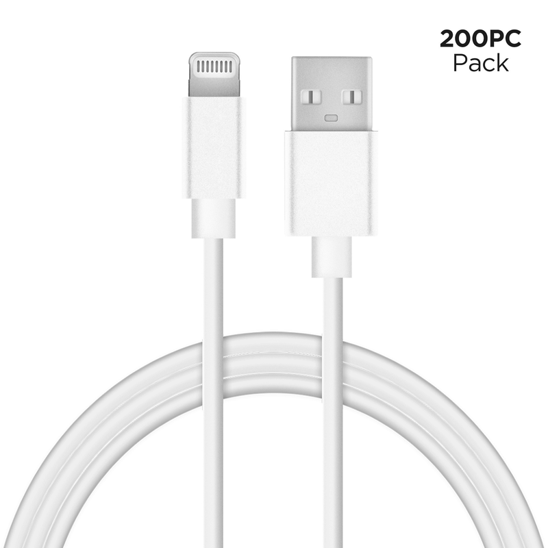 Load image into Gallery viewer, HyperGear USB to MFi Lightning Rounded Cable 3ft Bulk 200pc Pack
