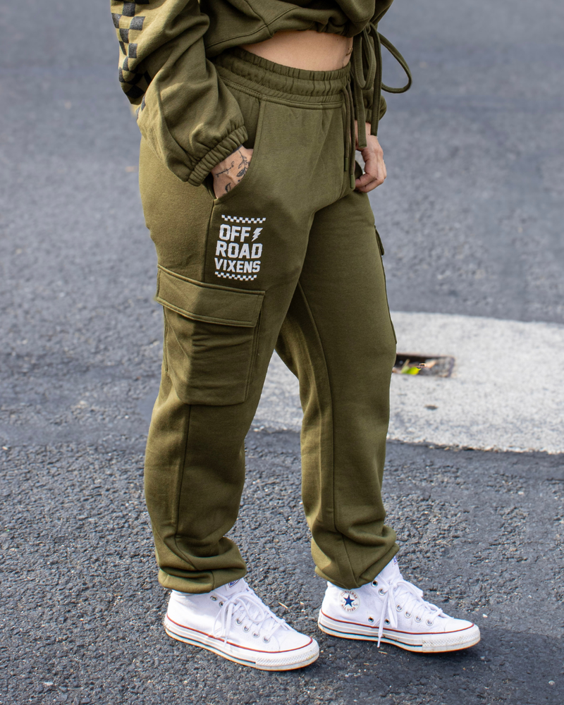 Load image into Gallery viewer, Obsessed Cargo Joggers
