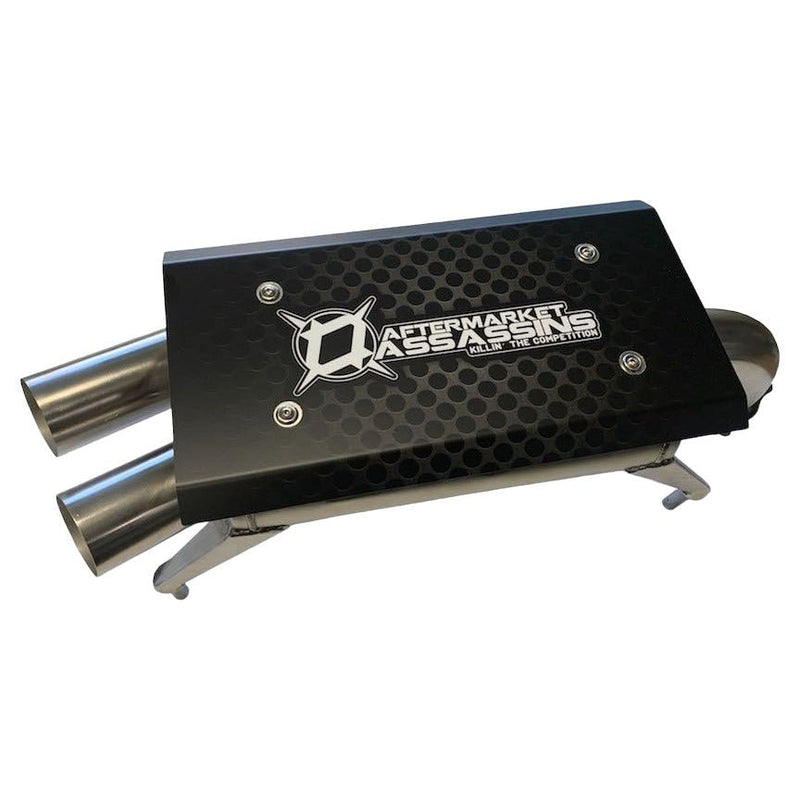Load image into Gallery viewer, AA Stainless Slip-On Exhaust for RZR Pro XP / Turbo R
