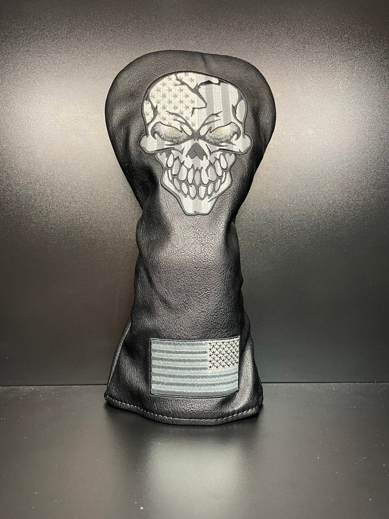 Load image into Gallery viewer, American Skull Midnight Headcover
