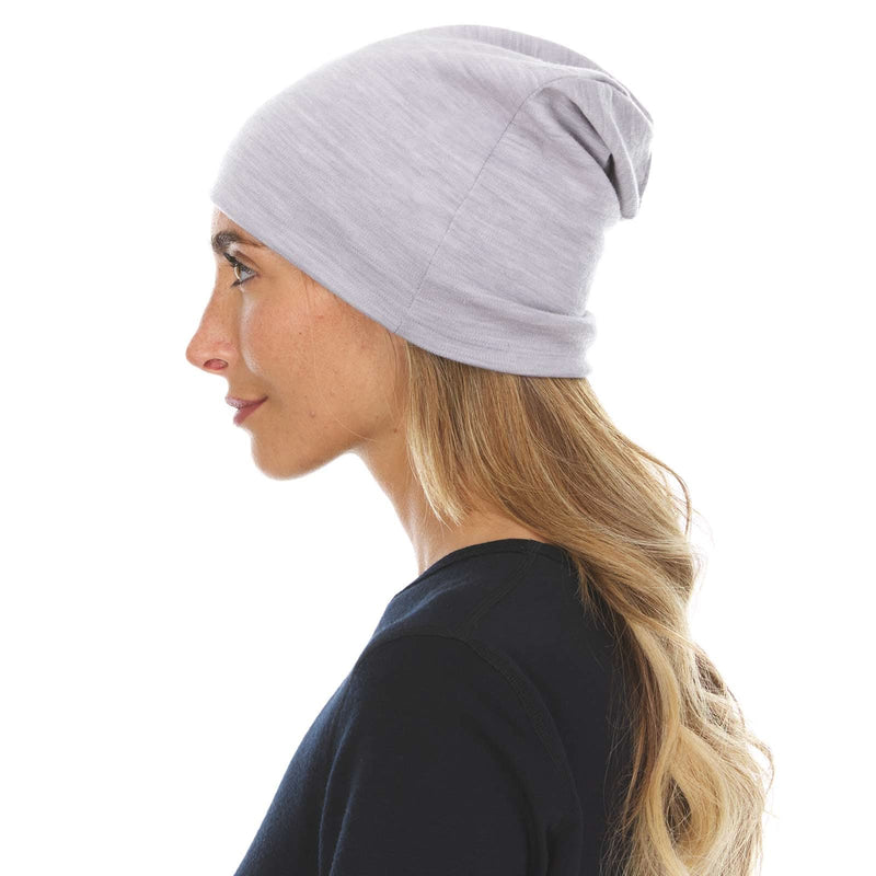 Load image into Gallery viewer, Lightweight Wool Cuff Beanie - 100% Merino Wool
