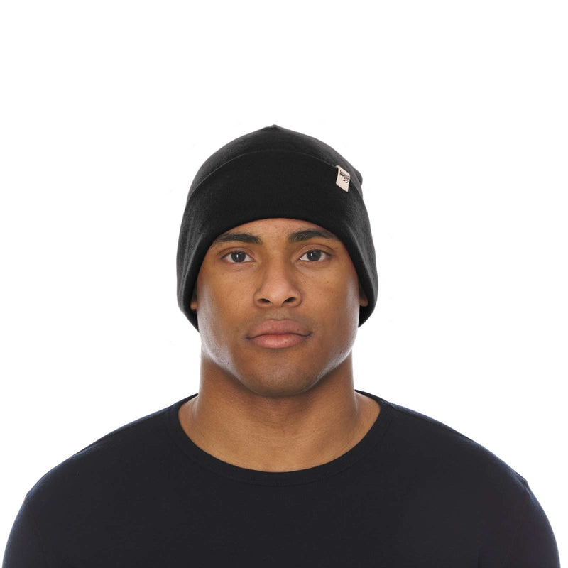 Load image into Gallery viewer, Lightweight Wool Cuff Beanie - 100% Merino Wool
