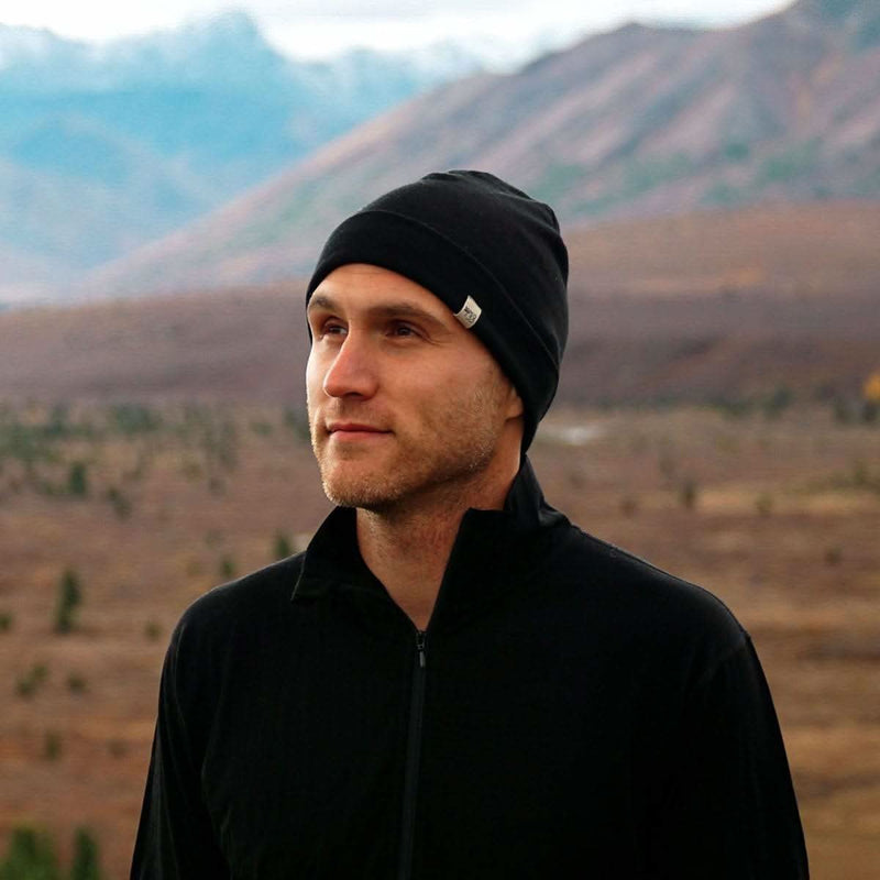 Load image into Gallery viewer, Lightweight Wool Cuff Beanie - 100% Merino Wool
