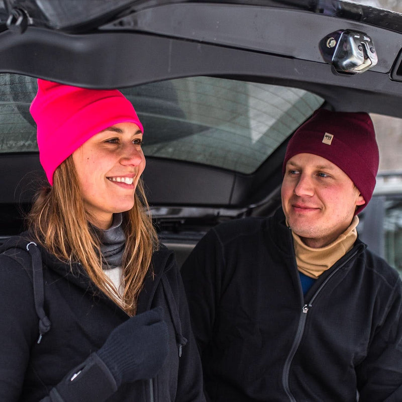 Load image into Gallery viewer, Lightweight Wool Cuff Beanie - 100% Merino Wool
