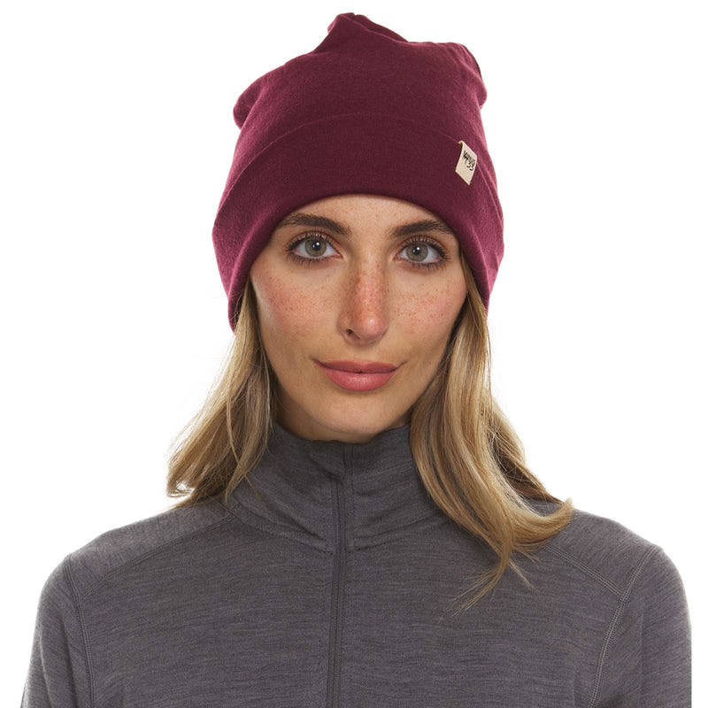 Load image into Gallery viewer, Lightweight Wool Cuff Beanie - 100% Merino Wool
