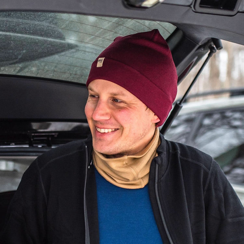 Load image into Gallery viewer, Lightweight Wool Cuff Beanie - 100% Merino Wool
