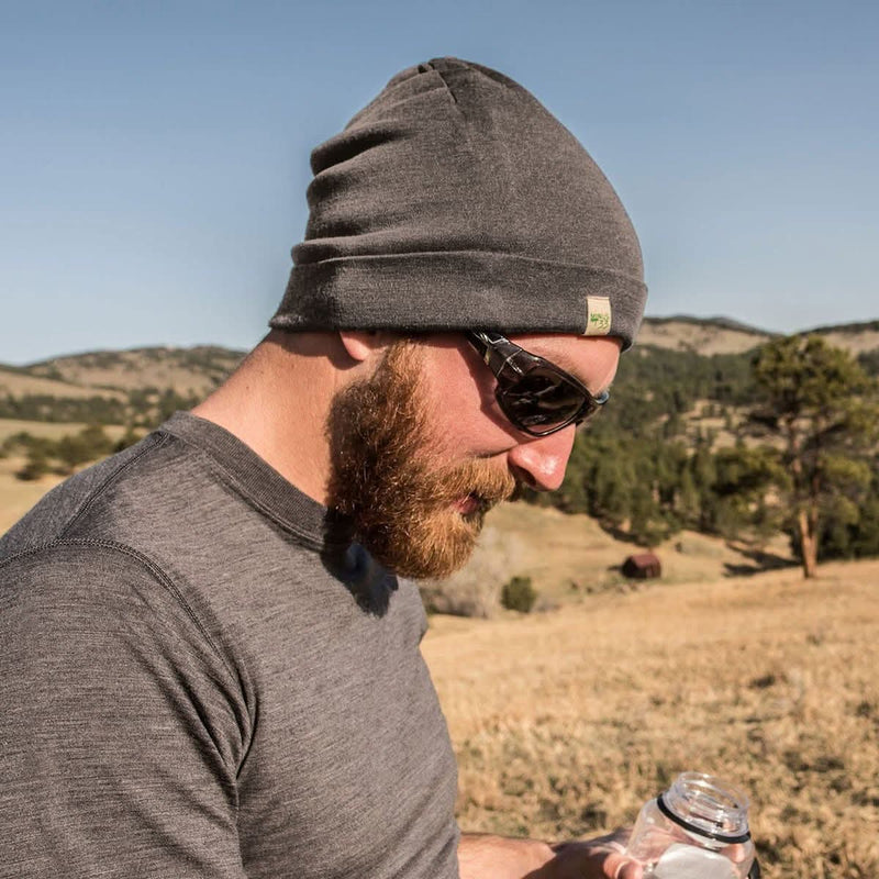 Load image into Gallery viewer, Lightweight Wool Cuff Beanie - 100% Merino Wool
