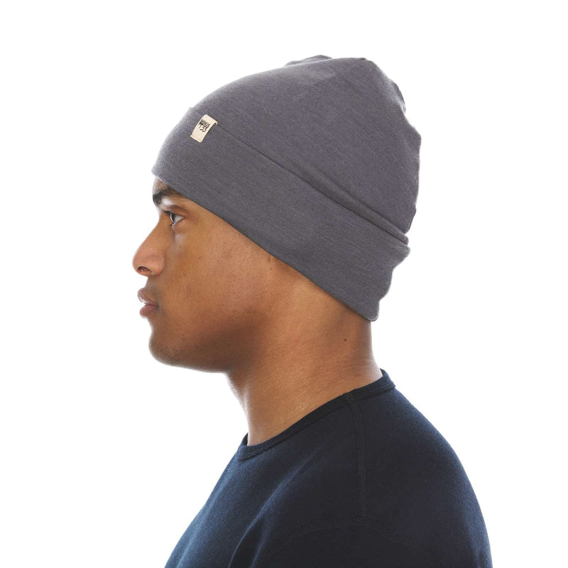 Load image into Gallery viewer, Lightweight Wool Cuff Beanie - 100% Merino Wool
