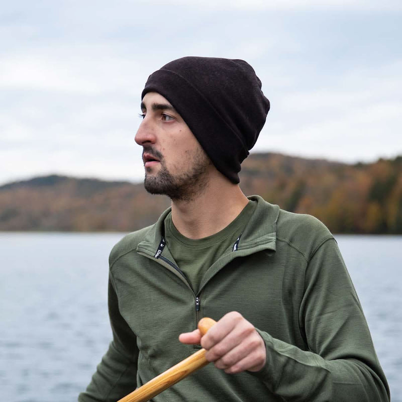 Load image into Gallery viewer, Lightweight Wool Cuff Beanie - 100% Merino Wool
