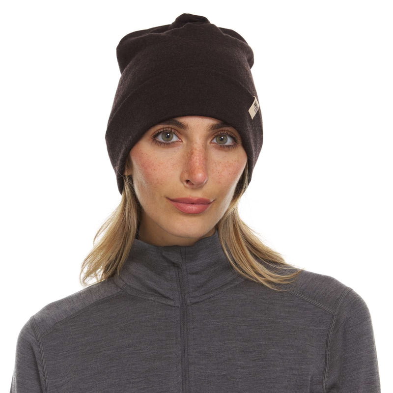 Load image into Gallery viewer, Lightweight Wool Cuff Beanie - 100% Merino Wool

