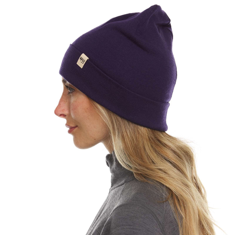 Load image into Gallery viewer, Lightweight Wool Cuff Beanie - 100% Merino Wool
