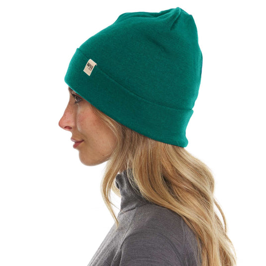 Lightweight Wool Cuff Beanie - 100% Merino Wool