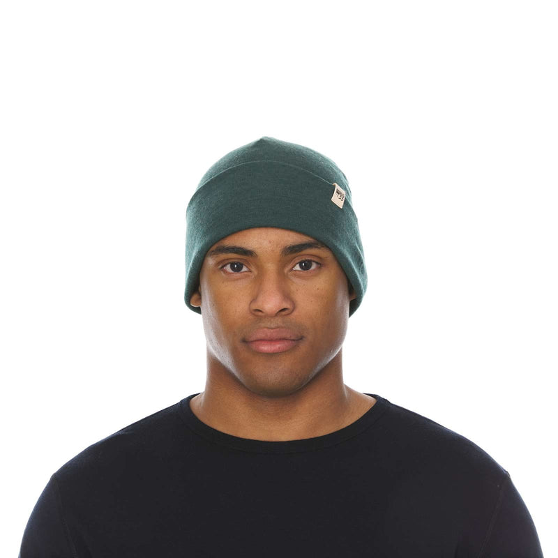 Load image into Gallery viewer, Lightweight Wool Cuff Beanie - 100% Merino Wool
