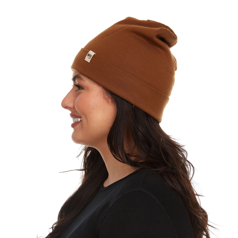 Load image into Gallery viewer, Lightweight Wool Cuff Beanie - 100% Merino Wool

