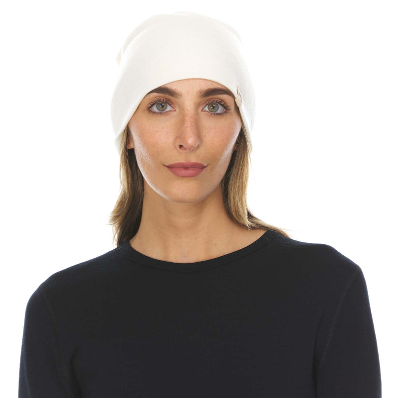 Load image into Gallery viewer, Lightweight Wool Cuff Beanie - 100% Merino Wool
