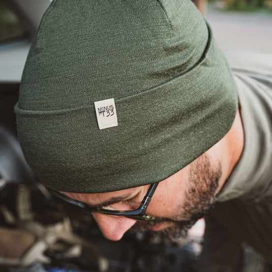 Lightweight Wool Cuff Beanie - 100% Merino Wool