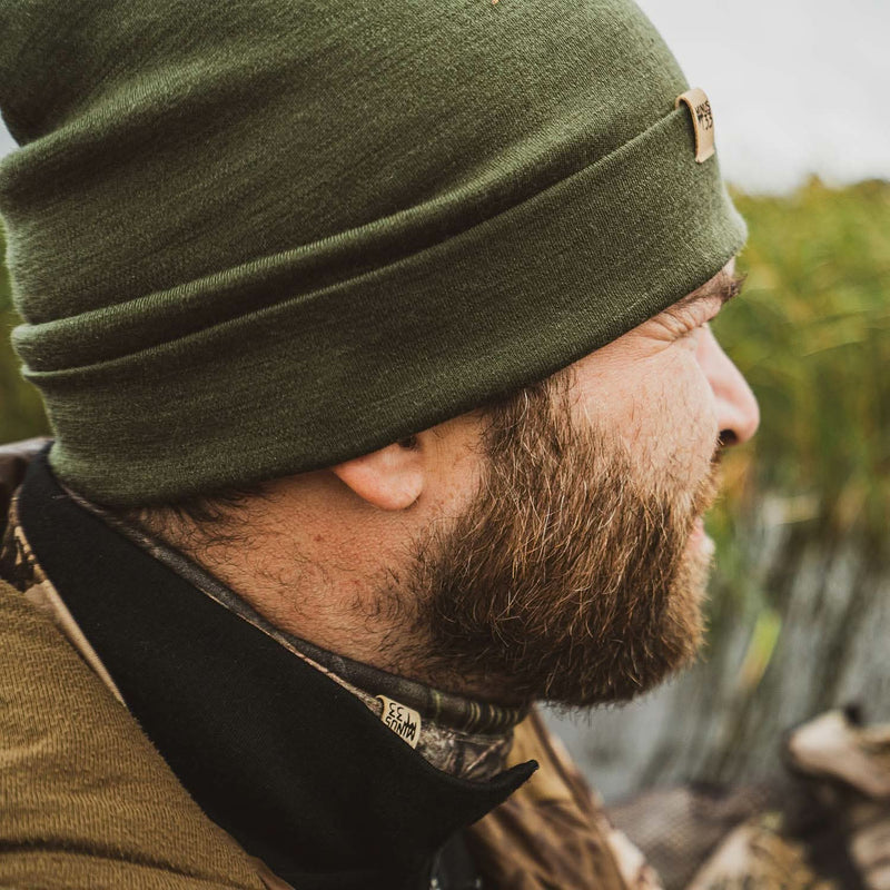 Load image into Gallery viewer, Lightweight Wool Cuff Beanie - 100% Merino Wool
