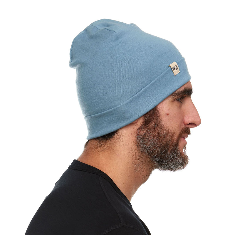 Load image into Gallery viewer, Lightweight Wool Cuff Beanie - 100% Merino Wool
