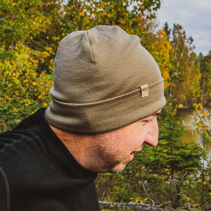 Load image into Gallery viewer, Lightweight Wool Cuff Beanie - 100% Merino Wool
