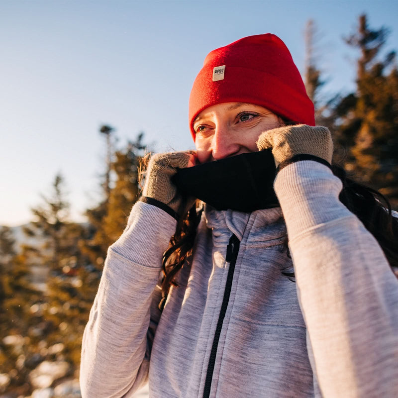 Load image into Gallery viewer, Lightweight Wool Cuff Beanie - 100% Merino Wool
