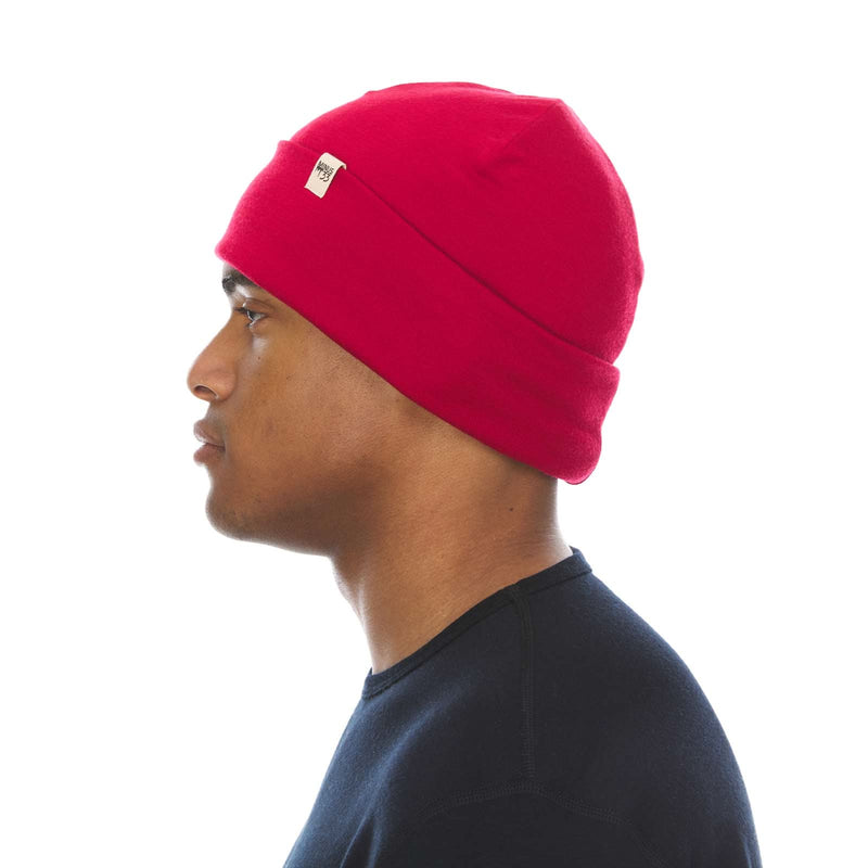 Load image into Gallery viewer, Lightweight Wool Cuff Beanie - 100% Merino Wool
