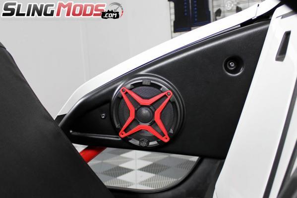 Load image into Gallery viewer, 2015-2021 Polaris Slingshot Upper Side-Panel Speaker-Pods with 120watt 6.5&quot; Speakers
