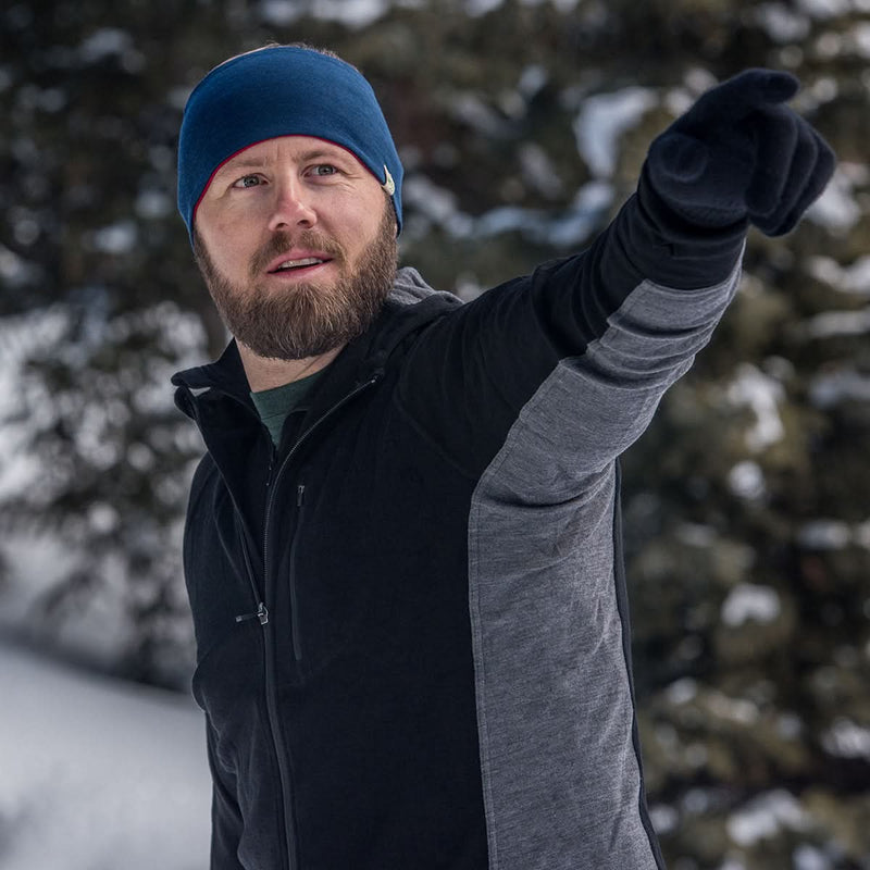 Load image into Gallery viewer, Midweight Reversible Wool Headband  - 100% Merino Wool
