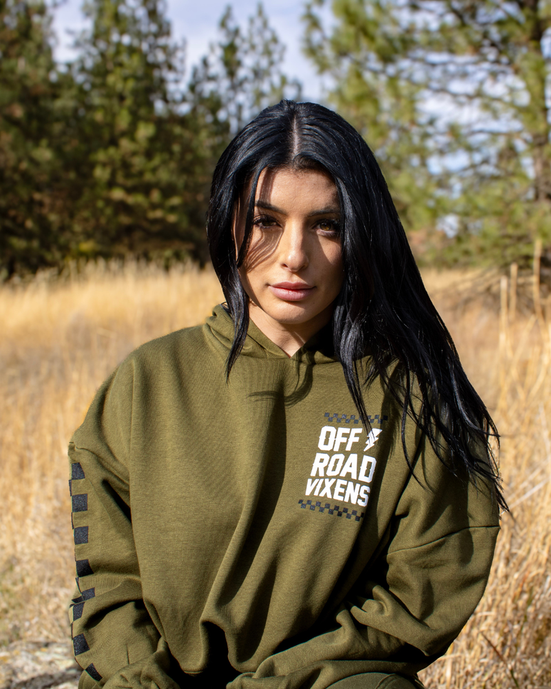 Load image into Gallery viewer, Obsessed Oversized Cropped Hoodie
