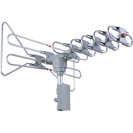 Supersonic 360-Degree HDTV Digital Amplified Motorized Antenna with Remote Control