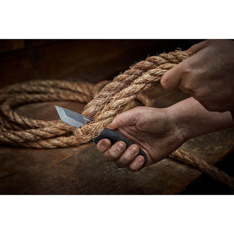 Load image into Gallery viewer, Milwaukee 48-22-1998 3 in. HARDLINE™ Serrated Tanto Blade Pocket Knife
