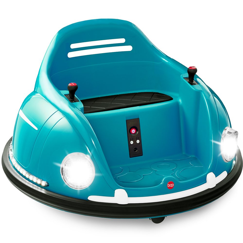 Load image into Gallery viewer, 360 Degree Bumper Car Toy for Kids with Remote Control, Safety Harness, and Lights
