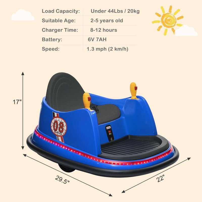 Load image into Gallery viewer, 360-Degree Spin Bumper Car Ride-On Toy for Kids Ages 3-5
