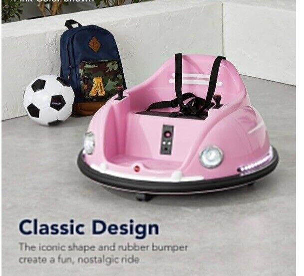 Load image into Gallery viewer, 360 Degree Spin Bumper Car Toy for Kids with Remote Control and Safety Harness
