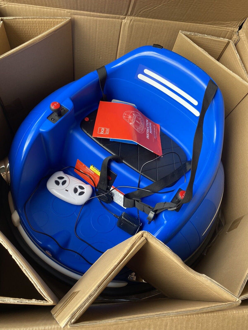 Load image into Gallery viewer, 360 Degree Spin Bumper Car Toy for Kids with Remote Control and Safety Harness
