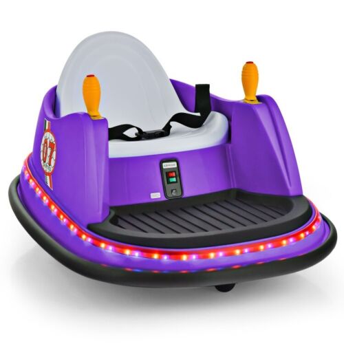 Load image into Gallery viewer, 360 Degree Spin Kids Ride On Bumper Car with Remote Control - 12V Race Toy
