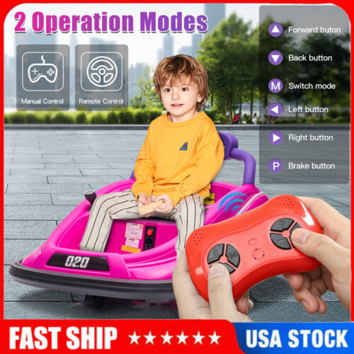 Load image into Gallery viewer, 360° Electric Bumper Car for Kids &amp; Toddlers with Remote Control - 2 Modes
