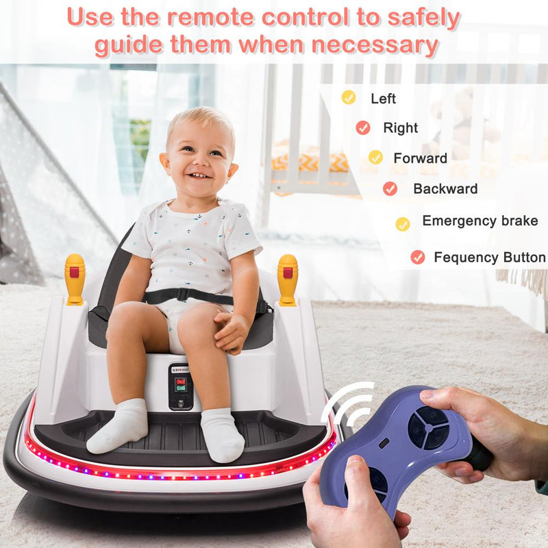 Load image into Gallery viewer, 360° Electric Bumper Car for Kids - Battery Powered Ride-On Toy

