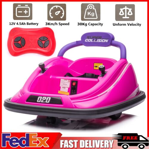 Load image into Gallery viewer, 360° Rotating Electric Bumper Car for Kids with Parental Remote Control - Perfect Toy Gift

