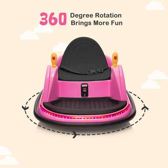 360° Spin Bumper Car for Kids with Remote Control - Exciting Ride-On Toy for Endless Fun!