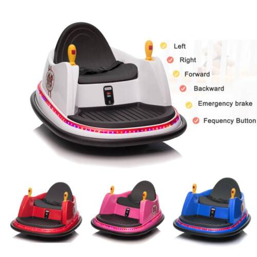 Load image into Gallery viewer, 360 Spin Electric Bumper Car for Kids with LED Lights - 6V Battery Powered
