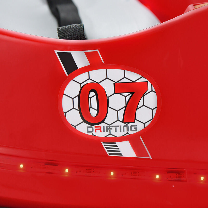 Load image into Gallery viewer, 360° Spin Race Bumper Car for Kids with Remote Control - Red, 12V Vehicle
