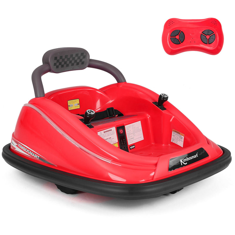 Load image into Gallery viewer, 360° Spin Race Car for Kids with Remote Control and LED Lights - 6V Bumper Car Ride-On
