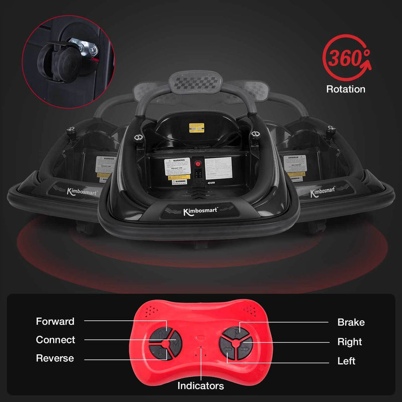 Load image into Gallery viewer, 360° Spin Ride On Bumper Car for Kids - Rechargeable Electric Toy Vehicle (12V)
