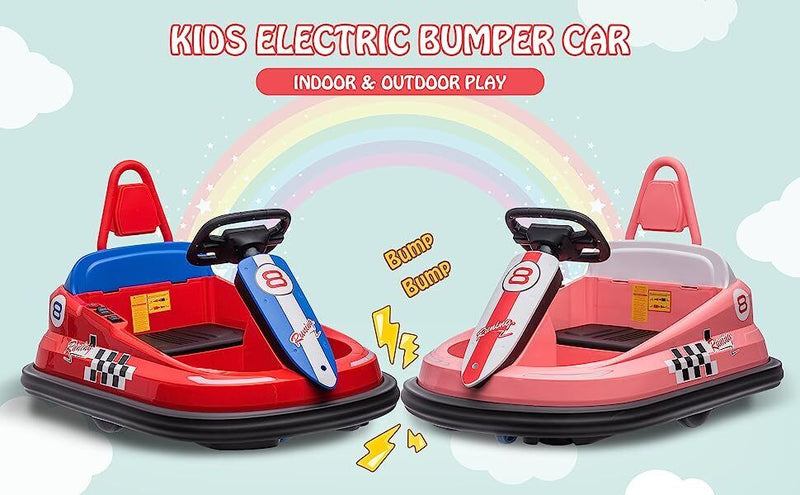 Load image into Gallery viewer, 360° Spinning Electric Ride-On Bumper Car for Kids and Toddlers with 2-Speed Control
