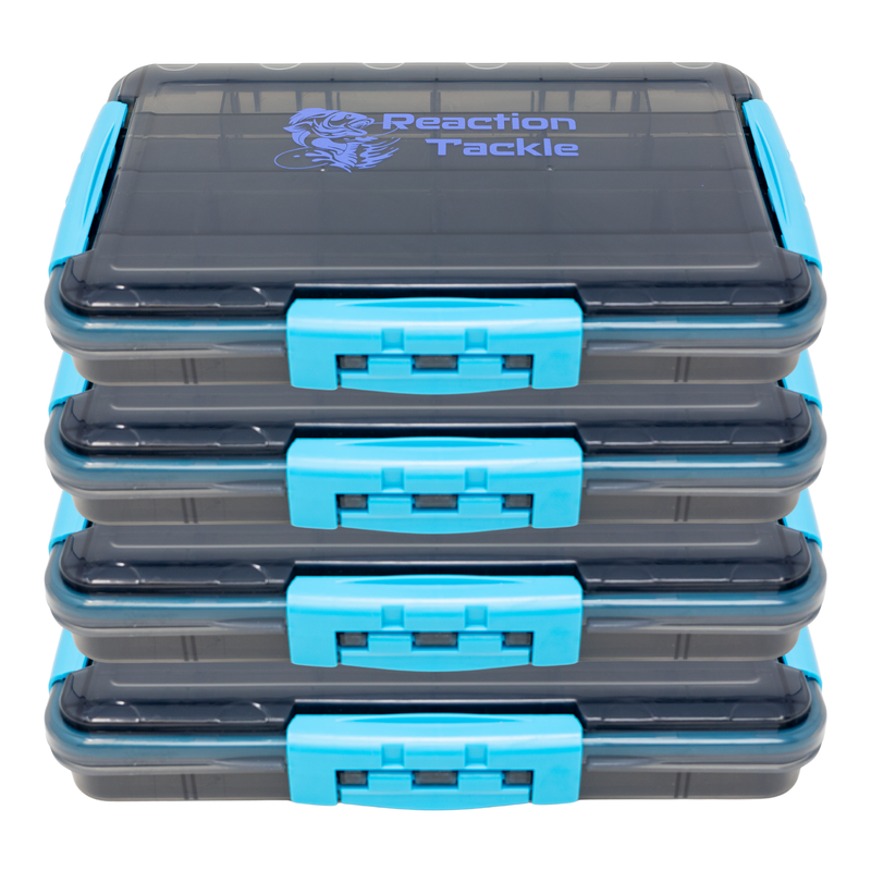 Load image into Gallery viewer, Reaction Tackle Premium Tackle Tray- High Performance and Water Resistant with 3 Resilient Clips
