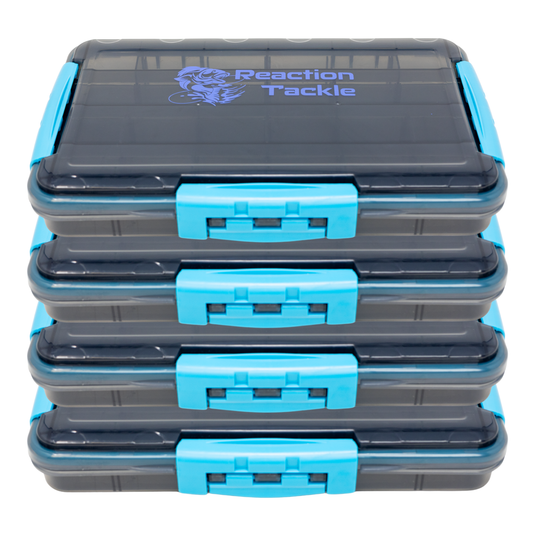 Reaction Tackle Premium Tackle Tray- High Performance and Water Resistant with 3 Resilient Clips