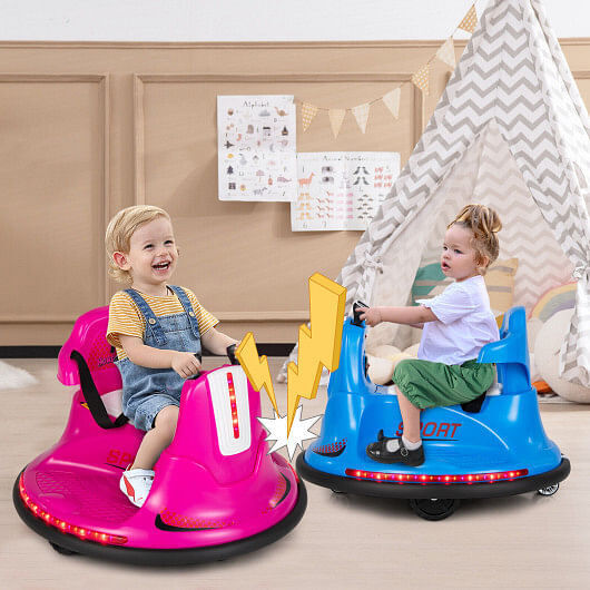 360?° Spin Electric Ride On Car for Kids and Toddlers - Bumper Car Fun!
