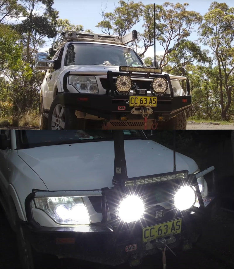 Load image into Gallery viewer, (2pcs/set) 9 INCH 270W 37776LM 360-PRO Series Custom Lens Offroad LED Driving Lights+Amber/Black Covers(Optional) for JEEP WRANGLER JL JK TJ
